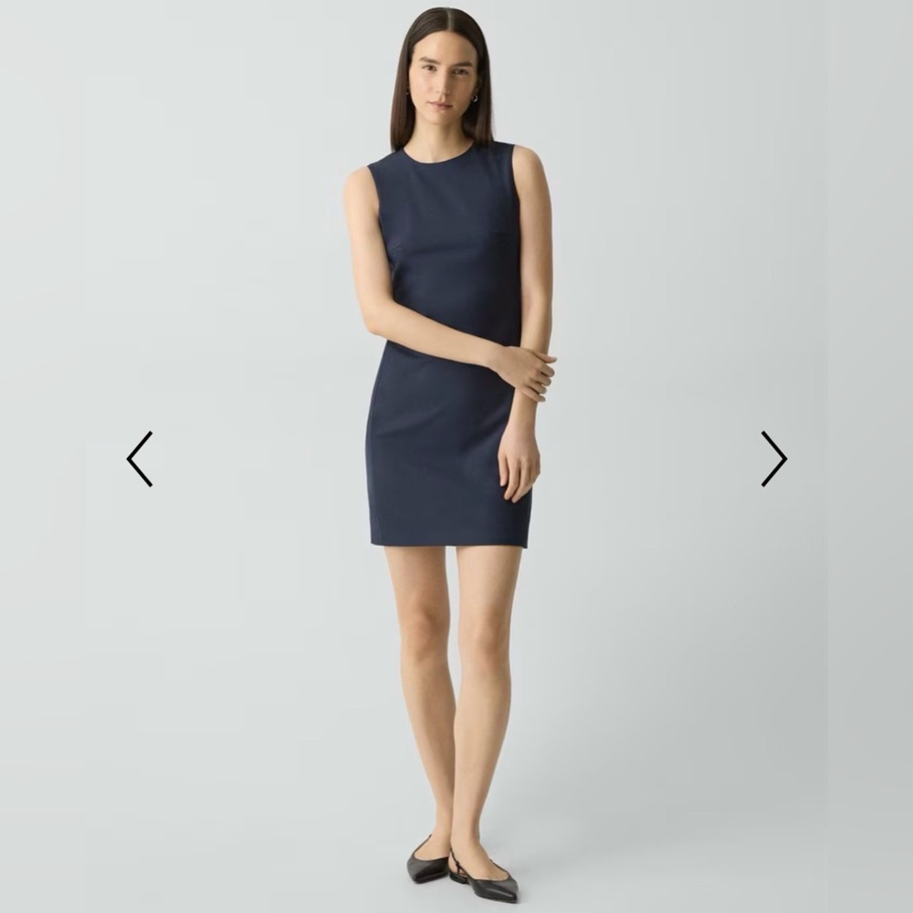 Theory Navy Sheath Dress - Like New!